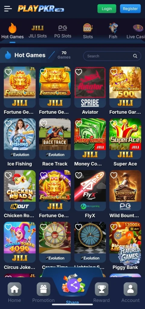 PLAY PKR Game